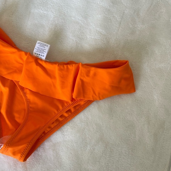 Milly Orange Ruffle Swim Bottom - Picture 2 of 8